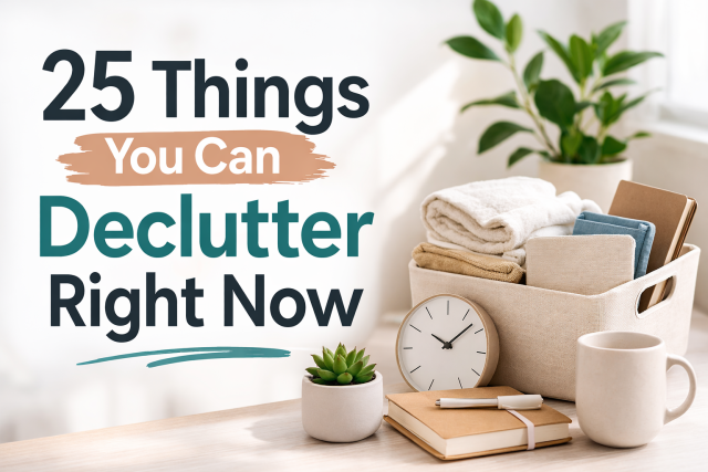 declutter your home