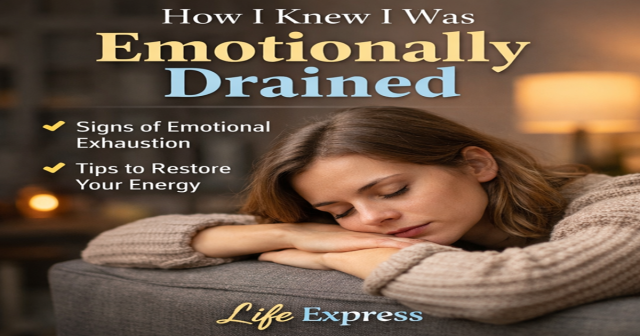 Feeling Emotionally Drained - Signs & Recovery Tips Woman resting her head, illustrating emotional exhaustion and need for self-care.