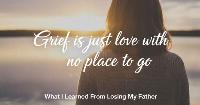 what-i-learned-from-losing-my-father A person looking at a sunset, symbolizing healing after losing a father