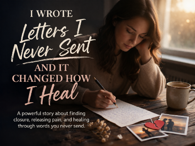 writing letters I never sent, emotional healing story