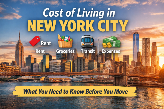 Cost of living in NYC guide Skyline view representing the cost of living in New York City