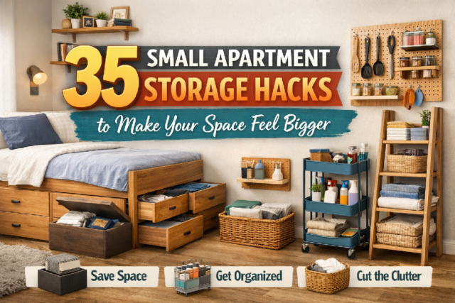 small apartment storage hacks for maximizing space
