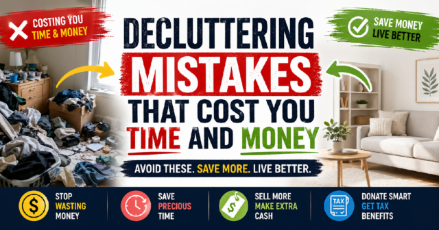 decluttering mistakes messy home