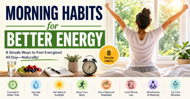 how to wake up with more energy naturally