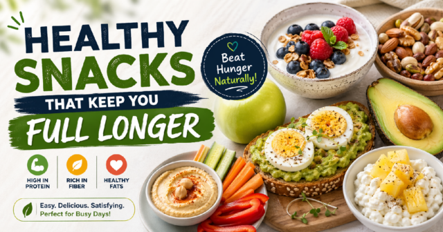 healthy snacks that keep you full longer