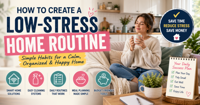 low stress home routine setup